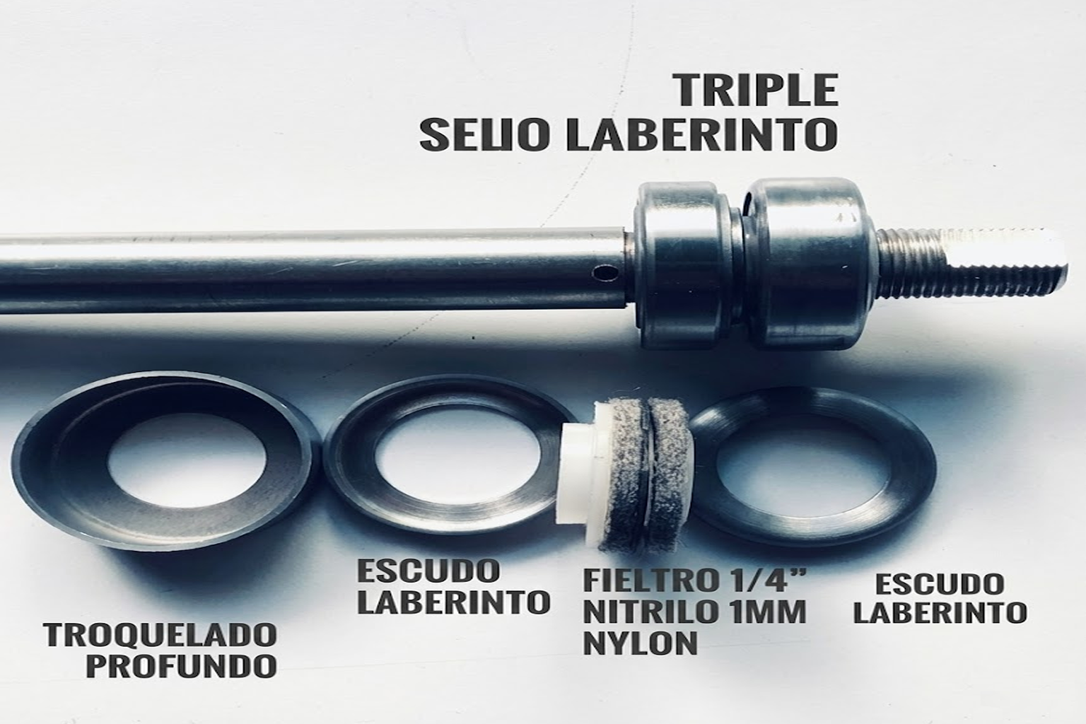 Ilustración de un sellado de rodamientos.