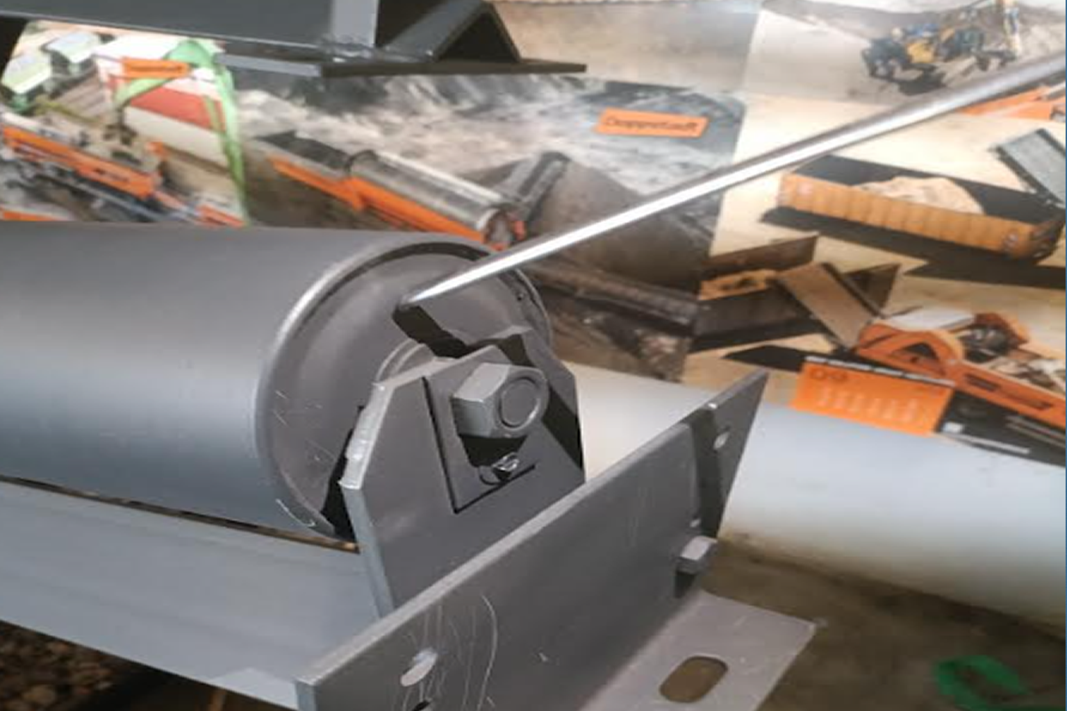 Ilustración de tapas con perfil cónico anti-bloqueo.